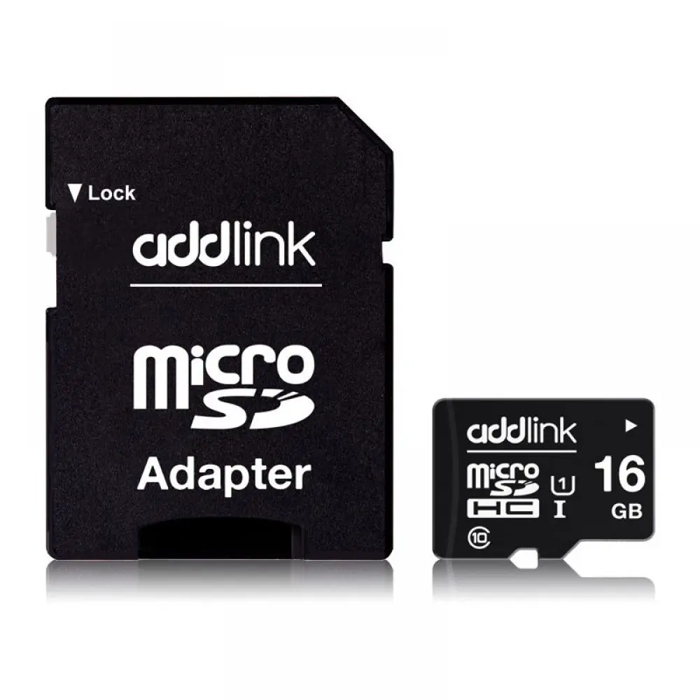 matshop.gr - ADDLINK micro SDHC 16GB CLASS 10 UHS-1 4K ULTRA HD R85 MB/S +SD ADAPTOR
