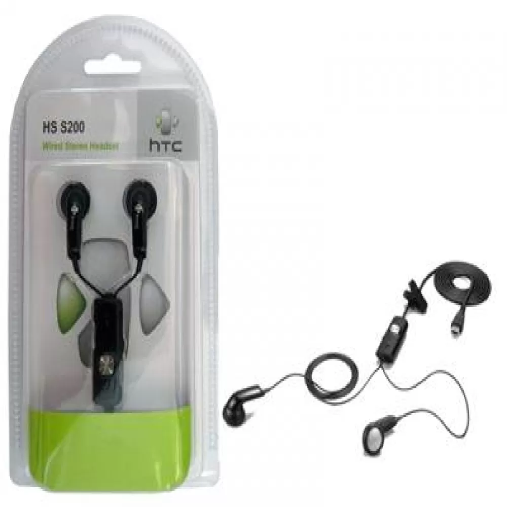 matshop.gr - HANDS FREE STEREO HTC S200 P3300/P3600/TyNT BLACK PACKING OR