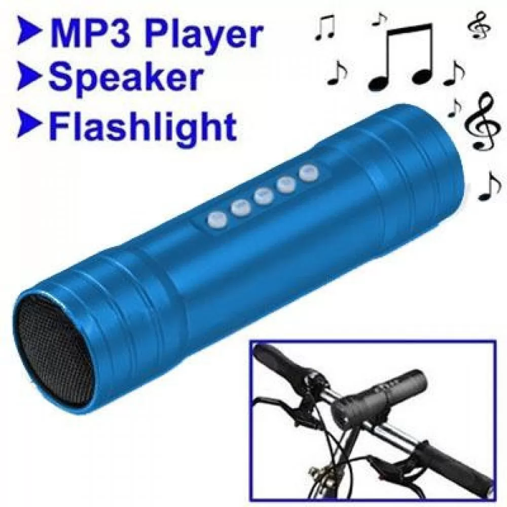 matshop.gr - MP3(mSD 4GB)SPEAKER ΦΑΚΟΣ-ALARM H/F-ΒΑΣΗ ΠΟΔΗΛΑΤΟΥ VT-LED7 BLUE