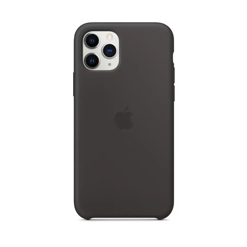 matshop.gr - ΘΗΚΗ IPHONE 11 PRO MWYN2ZM/A SILICONE COVER BLACK PACKING OR