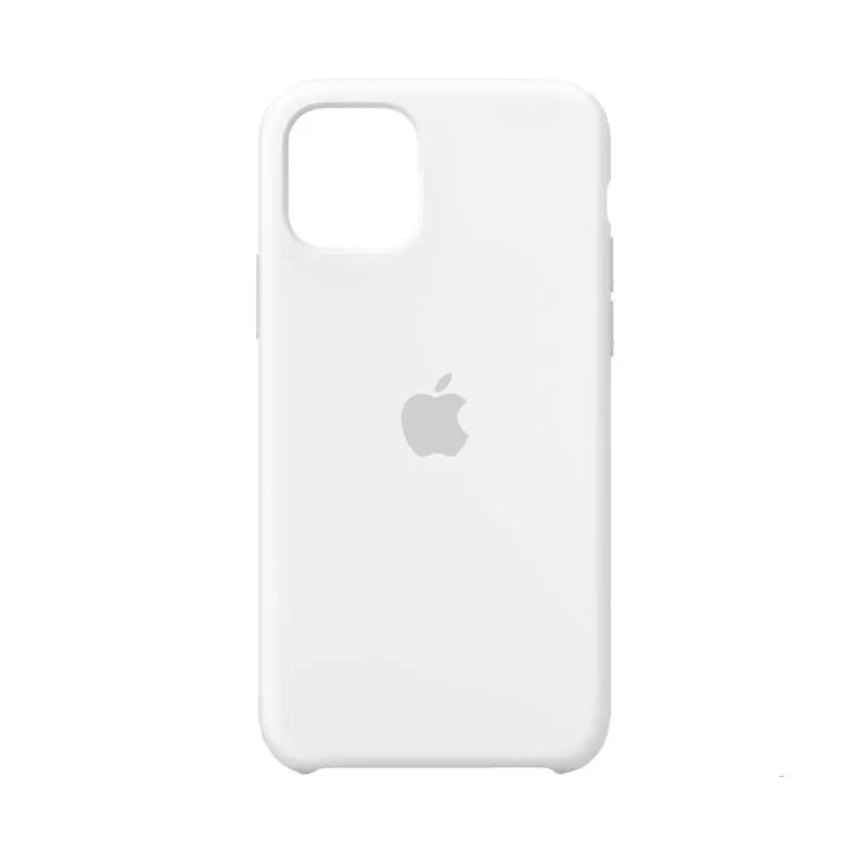 matshop.gr - ΘΗΚΗ IPHONE 11 PRO MAX MWYX2ZM/A SILICONE COVER WHITE PACKING OR