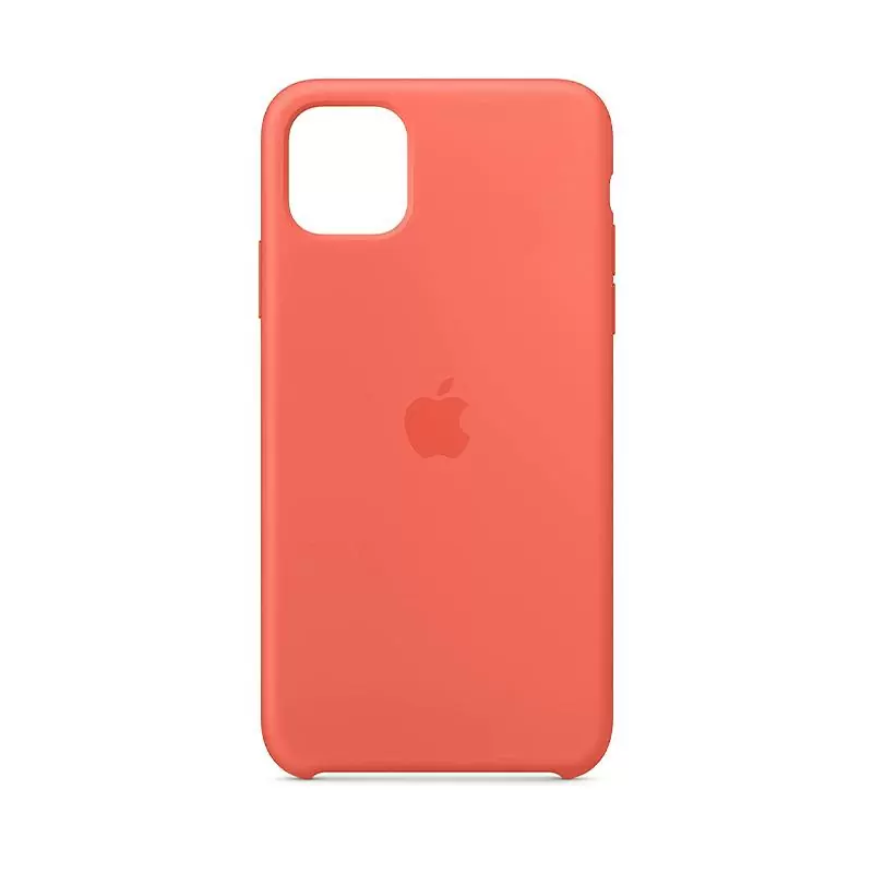 matshop.gr - ΘΗΚΗ IPHONE 11 PRO MAX MX022ZM/A SILICONE COVER ORANGE PACKING OR