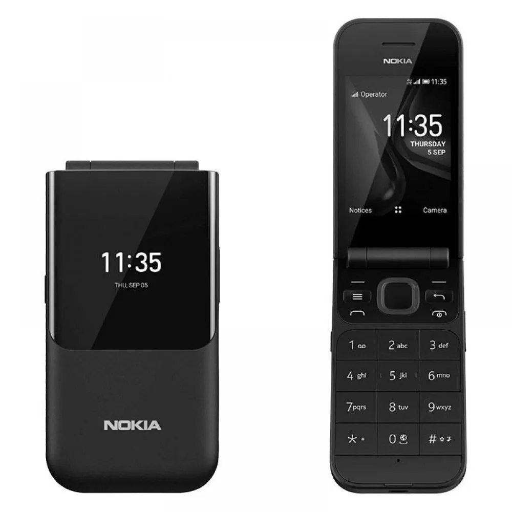 matshop.gr - ΚΙΝΗΤΟ ΜΕ ΠΛΗΚΤΡΑ NOKIA 2720 FLIP DS 2.8" 4G 4GB/512MB (TA-1175) BLACK GR