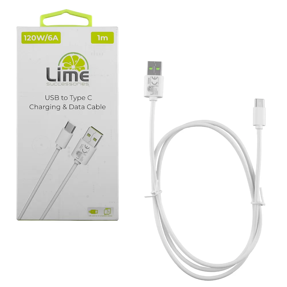 LIME USB-C TYPE C TO USB 6.0A