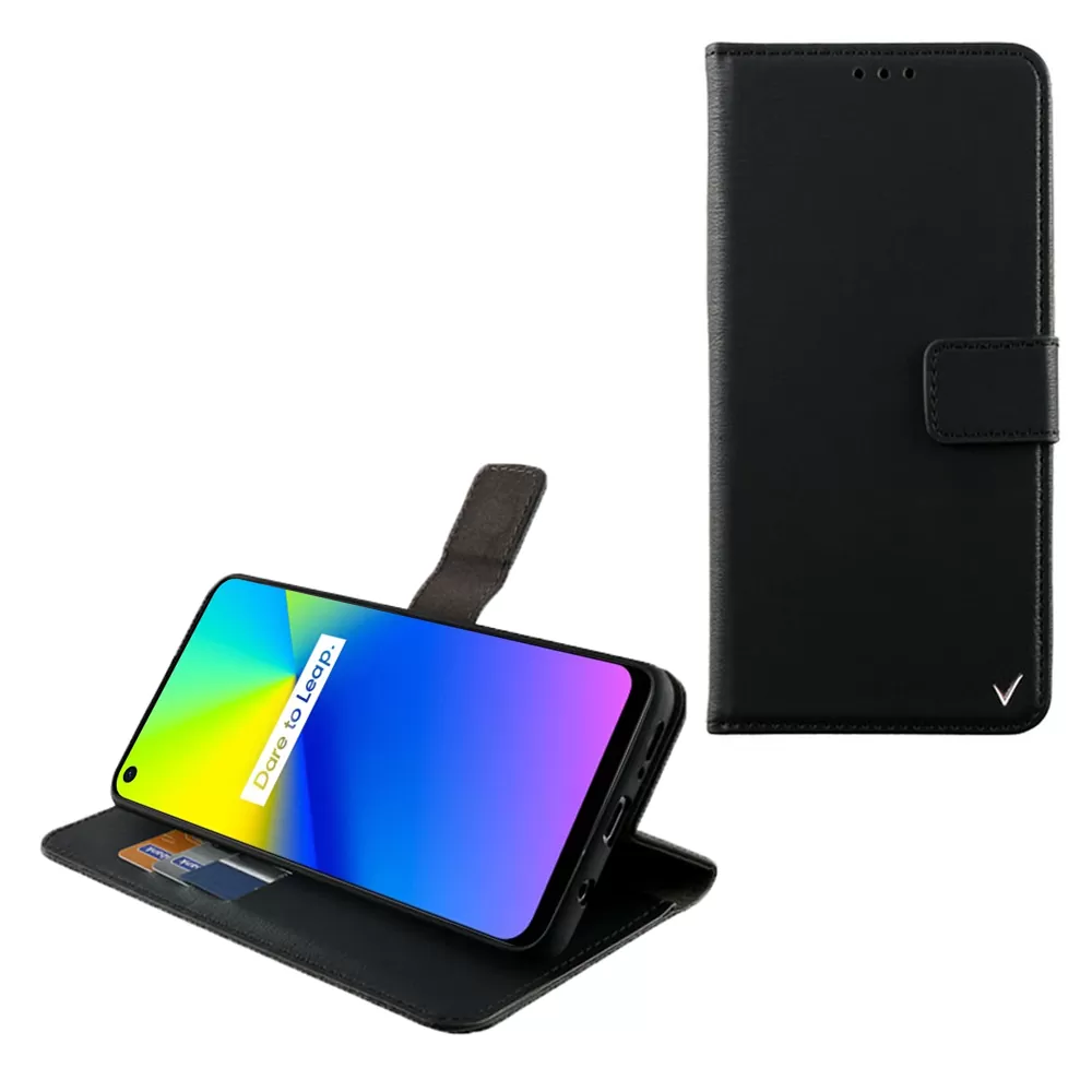 matshop.gr - VOLTE-TEL ΘΗΚΗ REALME 7i GLOBAL VERSION 6.5" ALLURE MAGNET BOOK STAND CLIP BLACK