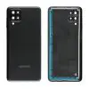 matshop.gr - SAMSUNG A12 A125 BATTERY COVER +LENS BLACK 3P OR