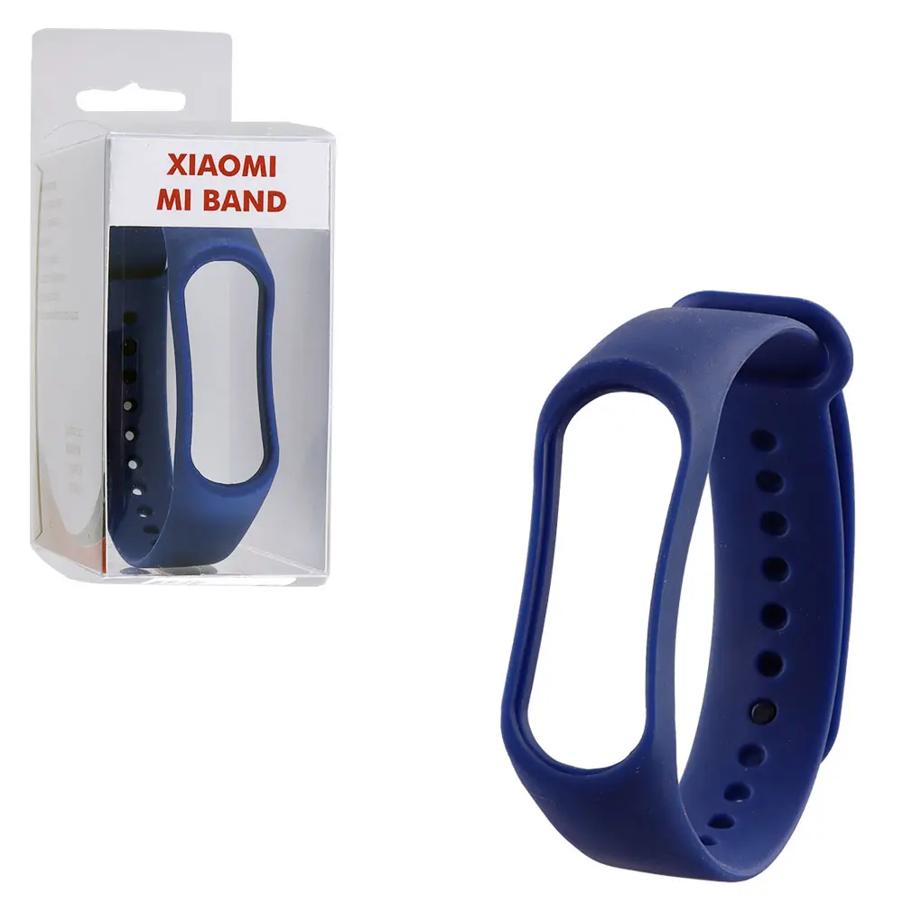 matshop.gr - VOLTE-TEL ΛΟΥΡΑΚΙ ΣΙΛΙΚΟΝΗΣ XIAOMI MI BAND 4/MI BAND 3 DARK BLUE