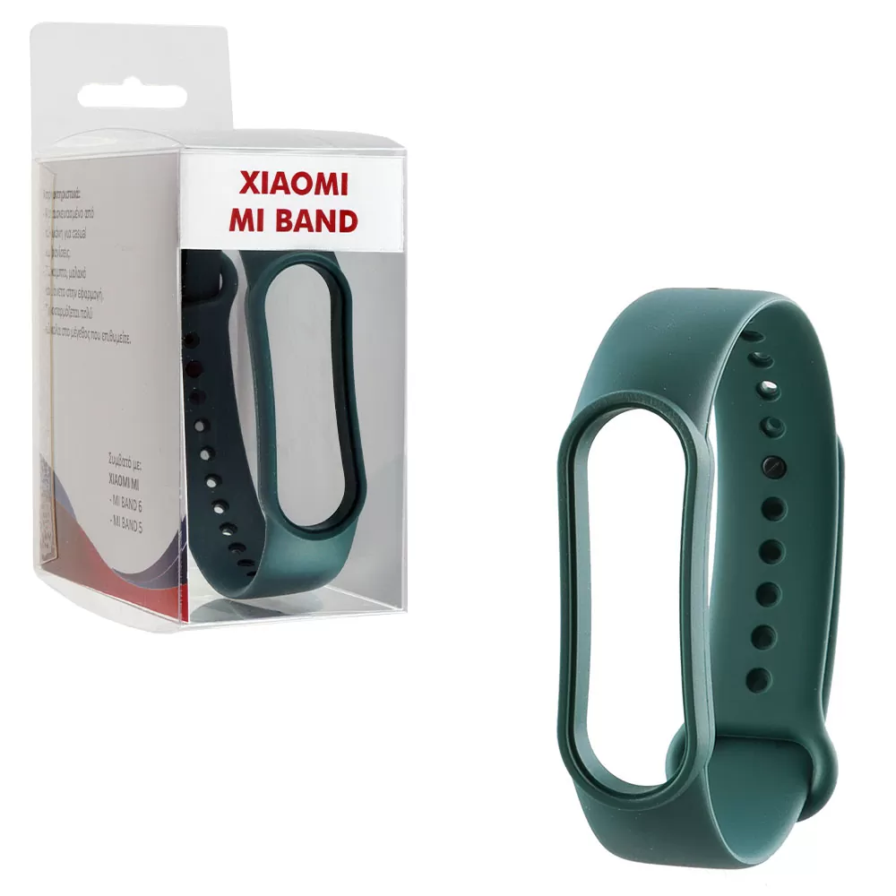 matshop.gr - VOLTE-TEL ΛΟΥΡΑΚΙ ΣΙΛΙΚΟΝΗΣ XIAOMI MI BAND 5/MI BAND 6 KHAKI