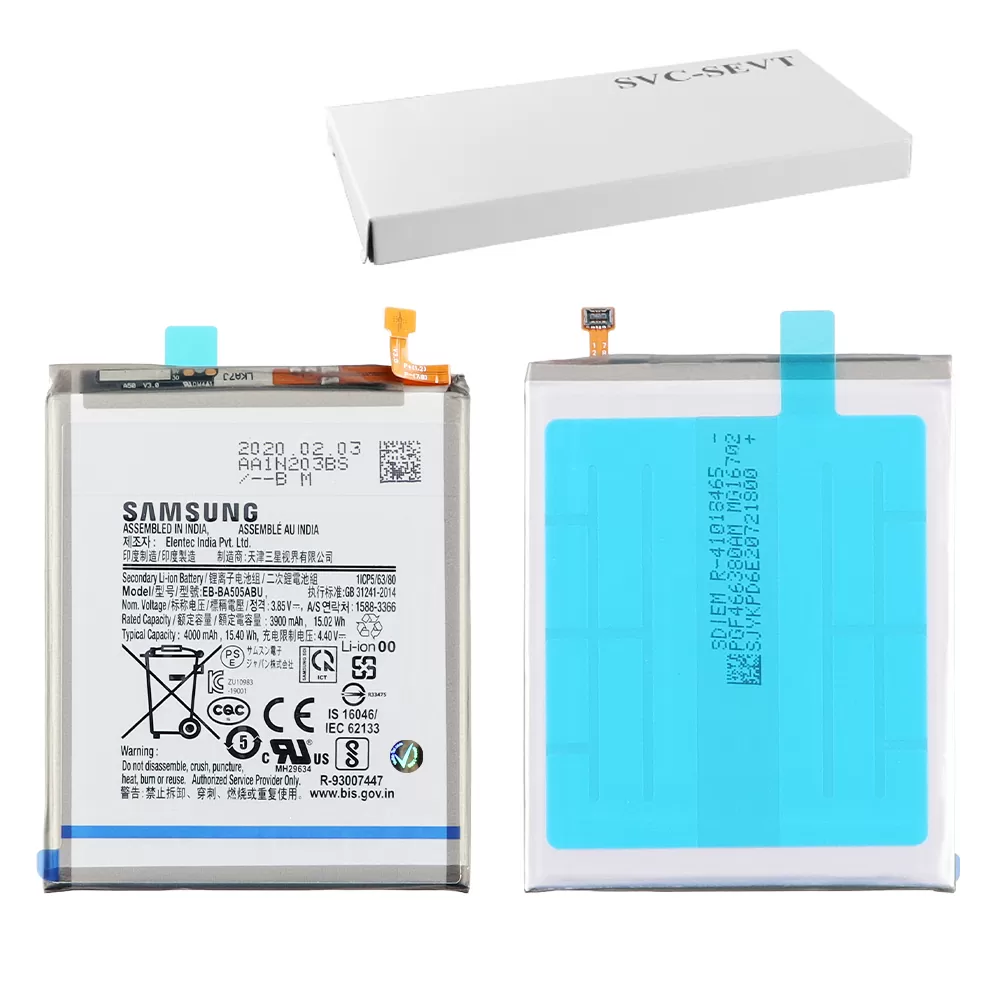 matshop.gr - ΜΠΑΤΑΡΙΑ SAMSUNG EB-BA505ABU A505 A50 2019/A307 A30S 4000mAh GH82-19269A ORIGINAL SERVICE PACK