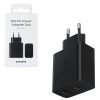 matshop.gr - TRAVEL SAMSUNG EP-TA220NBEGEU DUO PD 3.0 USB A 15W 9V 5A + TYPE C 5V 3A/9V 3A/15V 3A 35W BLACK PACKING OR