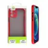 matshop.gr - LIME ΘΗΚΗ IPHONE 12 6.1" HARDSHELL FUSION FULL CAMERA PROTECTION RED WITH BLACK KEYS