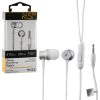 matshop.gr - NSP HANDS FREE STEREO UNIVERSAL 3.5mm 1.2m RIPPLY HN25 ON/OFF WHITE