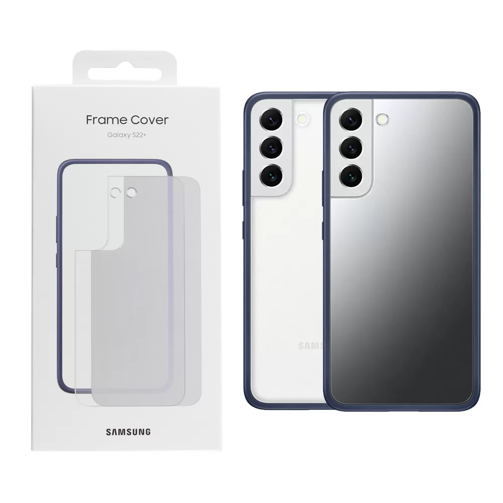 matshop.gr - ΘΗΚΗ SAMSUNG S22 PLUS 5G S906 FRAME COVER EF-MS906CNEGWW NAVY PACKING OR