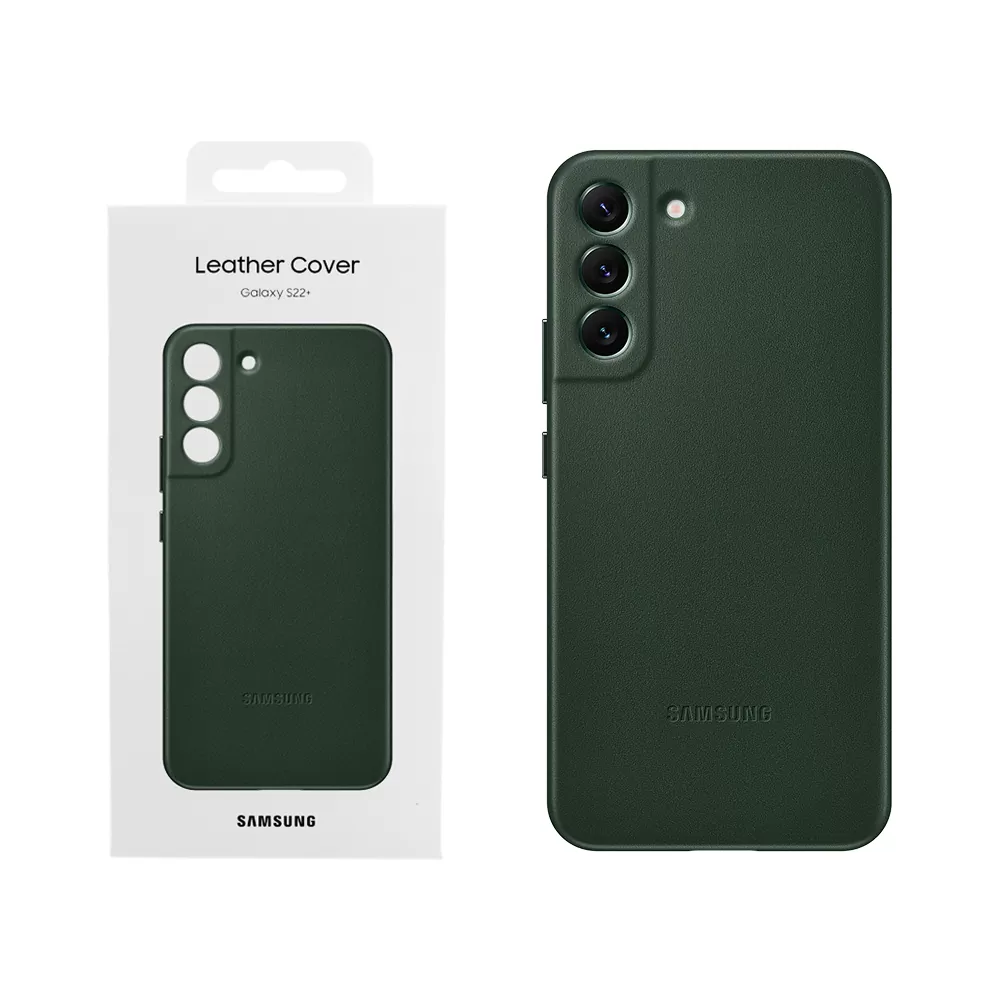 matshop.gr - ΘΗΚΗ SAMSUNG S22 PLUS 5G S901 LEATHER COVER EF-VS906LGEGWW GREEN PACKING OR