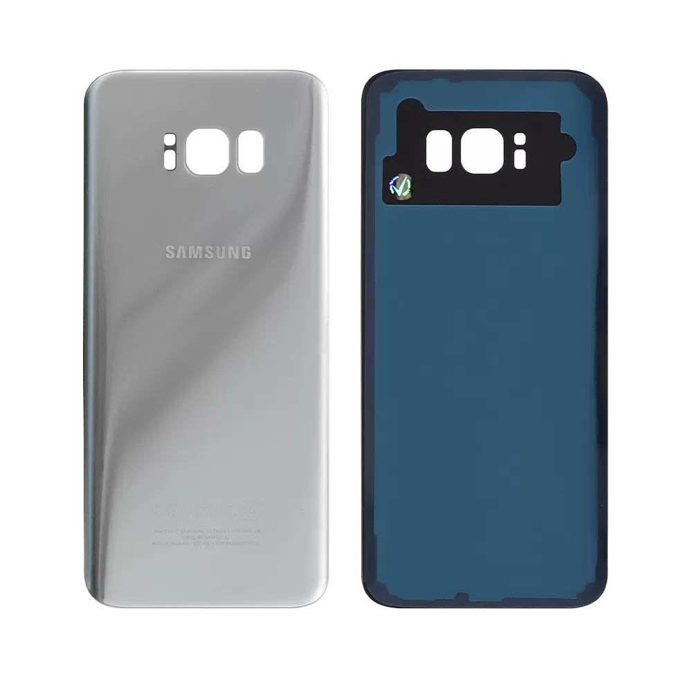 matshop.gr - SAMSUNG G955 GALAXY S8+/S8 PLUS BATTERY COVER SILVER 3P OR
