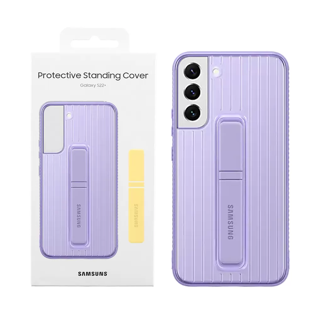 matshop.gr - ΘΗΚΗ SAMSUNG S22 PLUS 5G S906 PROTECTIVE STANDING COVER EF-RS906CVEGWW LAVENDER PACKING OR