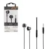 matshop.gr - NSP HANDS FREE STEREO UNIVERSAL 3.5mm 1.2m ULTRA BASS HN30 WITH REMOTE AND MIC GREY