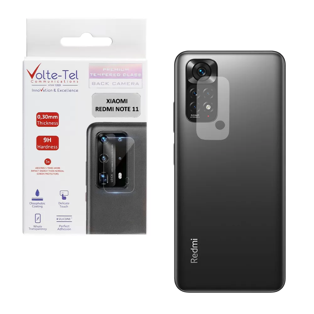 matshop.gr - VOLTE-TEL TEMPERED GLASS XIAOMI REDMI NOTE 11 6.43" 9H 0.30mm FOR CAMERA