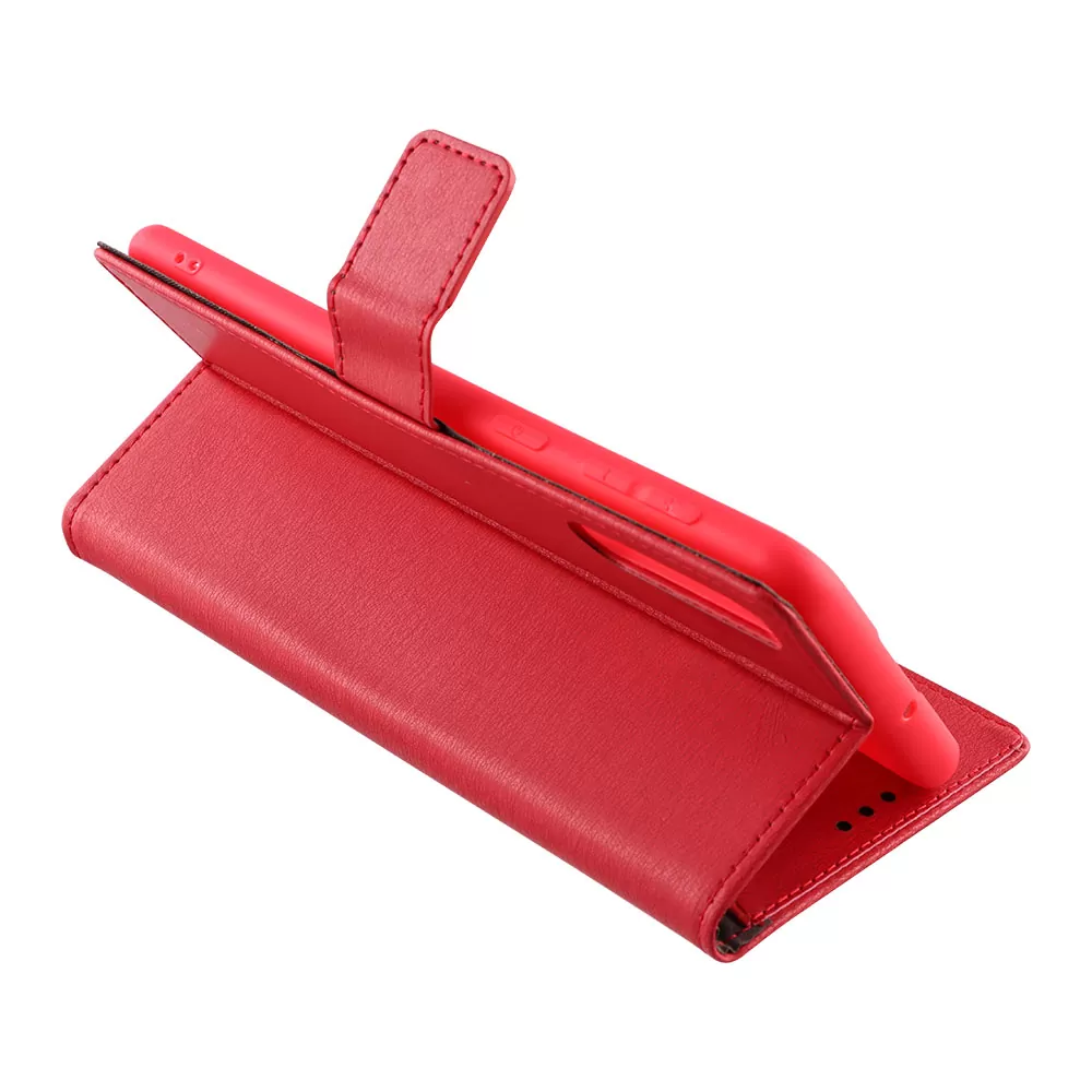 matshop.gr - VOLTE-TEL ΘΗΚΗ ONEPLUS 10 PRO 6.7" ALLURE MAGNET BOOK STAND CLIP FULL CAMERA PROTECTION RED