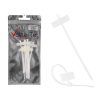 matshop.gr - VOLTE-TEL ΔΕΜΑΤΙΚΑ/ΔΙΑΧΕΙΡΙΣΗ ΚΑΛΩΔΙΩΝ NYLON ΑΝΘΕΚΤΙΚΑ ΜΕ ΕΤΙΚΕΤΑ 2.5mm ΠΛΑΤΟΣ 10cm ΜΗΚΟΣ ΔΙΑΦΑΝΑ 10 ΤΕΜ.