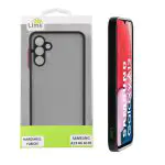 matshop.gr - LIME ΘΗΚΗ SAMSUNG A13 4G A135/A137 6.6" HARDSHELL FUSION FULL CAMERA PROTECTION BLACK WITH RED KEYS