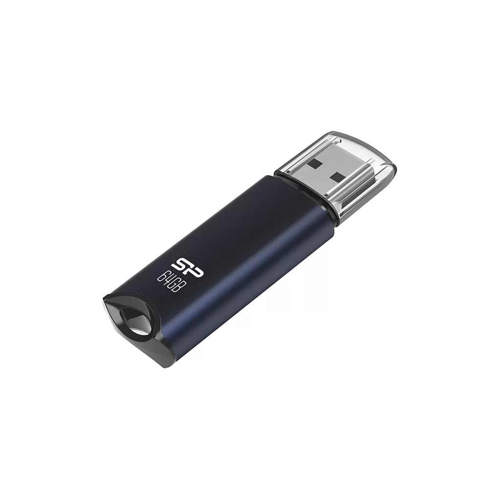 matshop.gr - SILICON POWER USB FLASH DRIVE 64GB USB 3.2 MARVEL M02 SP064GBUF3M02V1B BLUE