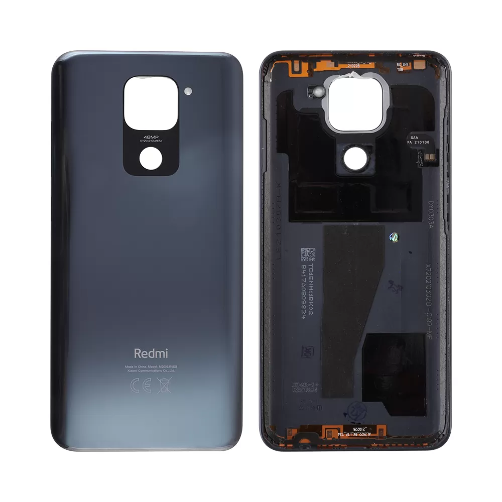 matshop.gr - XIAOMI REDMI NOTE 9 BATTERY COVER + WIFI + SIGNAL FLEX GREY 3P OR