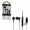 matshop.gr - NSP HANDS FREE STEREO UNIVERSAL TYPE C 1.2m RIPPLY HN28 WITH REMOTE AND MIC BLACK