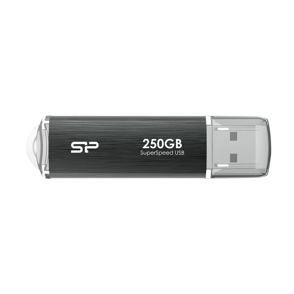 matshop.gr - SILICON POWER USB FLASH DRIVE 250GB USB 3.2 MARVEL M80 SP250GBUF3M80V1G GRAY-R/W 1000/700 Mb/s
