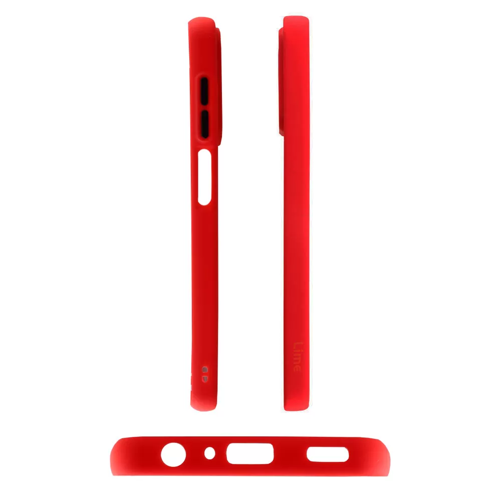 matshop.gr - LIME ΘΗΚΗ SAMSUNG A23 4G A235/A23 5G A236 6.6" HARDSHELL FUSION FULL CAMERA PROTECTION RED WITH BLACK KEYS