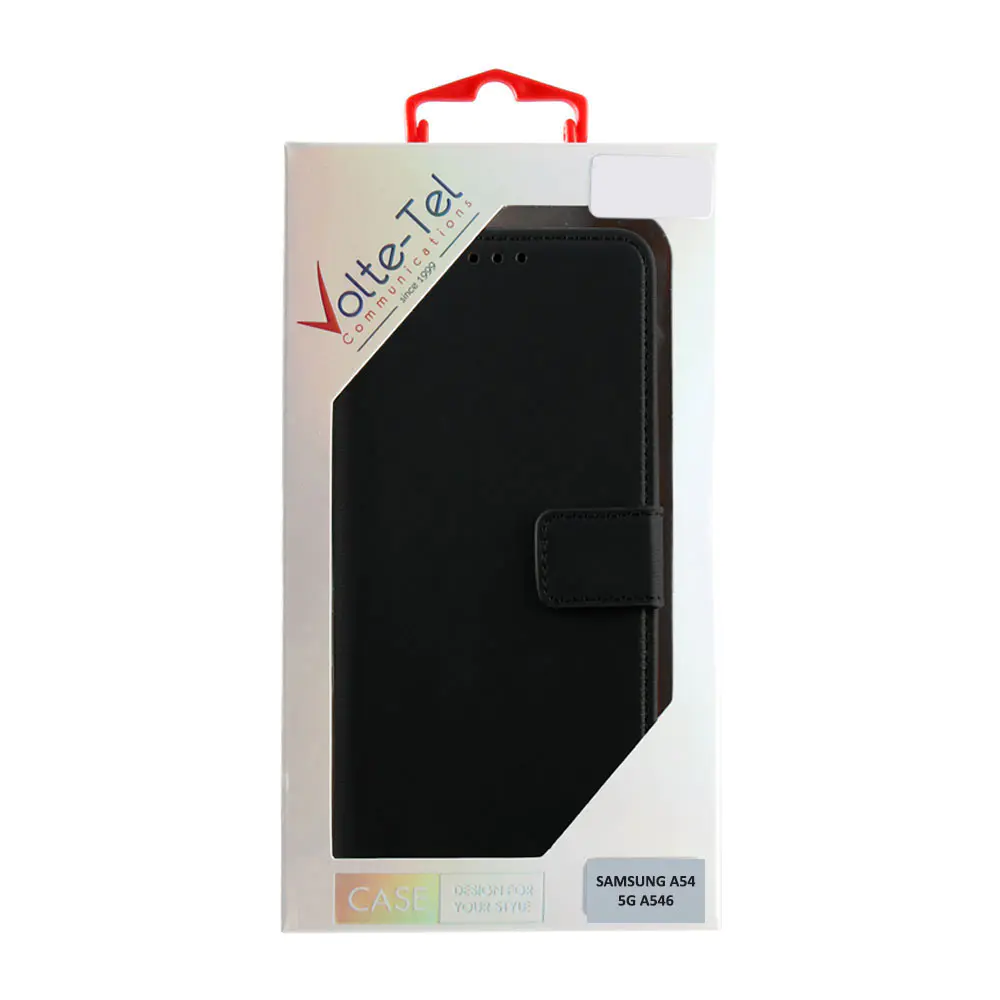 matshop.gr - VOLTE-TEL ΘΗΚΗ SAMSUNG A54 5G A546 6.4" ALLURE MAGNET BOOK STAND CLIP BLACK