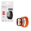 matshop.gr - VOLTE-TEL TEMPERED GLASS APPLE WATCH ULTRA/ULTRA 2 49mm 1.92" 9H 0.30mm PC EDGE COVER WITH KEY 3D FULL GLUE FULL COVER ORANGE