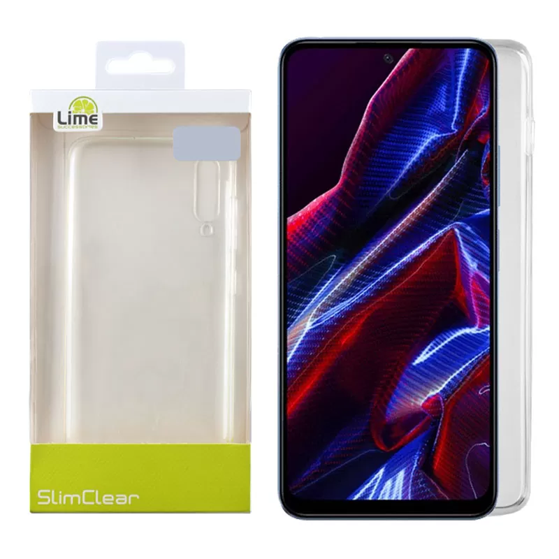 matshop.gr - LIME ΘΗΚΗ XIAOMI POCO X5 5G 6.67" SLIMCLEAR TPU CAMERA GUARD ΔΙΑΦΑΝΗ