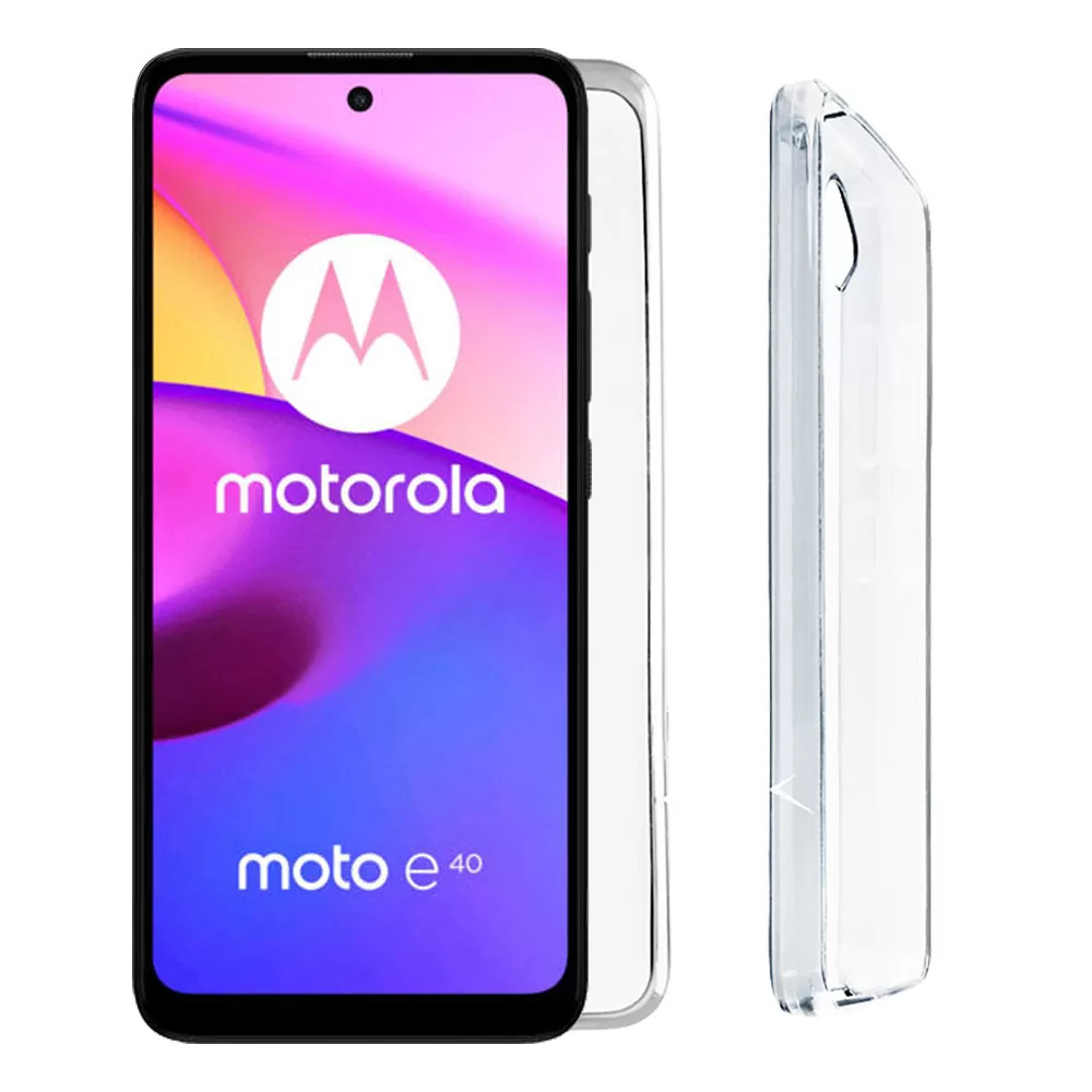 matshop.gr - VOLTE-TEL ΘΗΚΗ MOTOROLA MOTO E40 6.5" SLIMCOLOR AIR TPU CAMERA GUARD ΔΙΑΦΑΝΗ