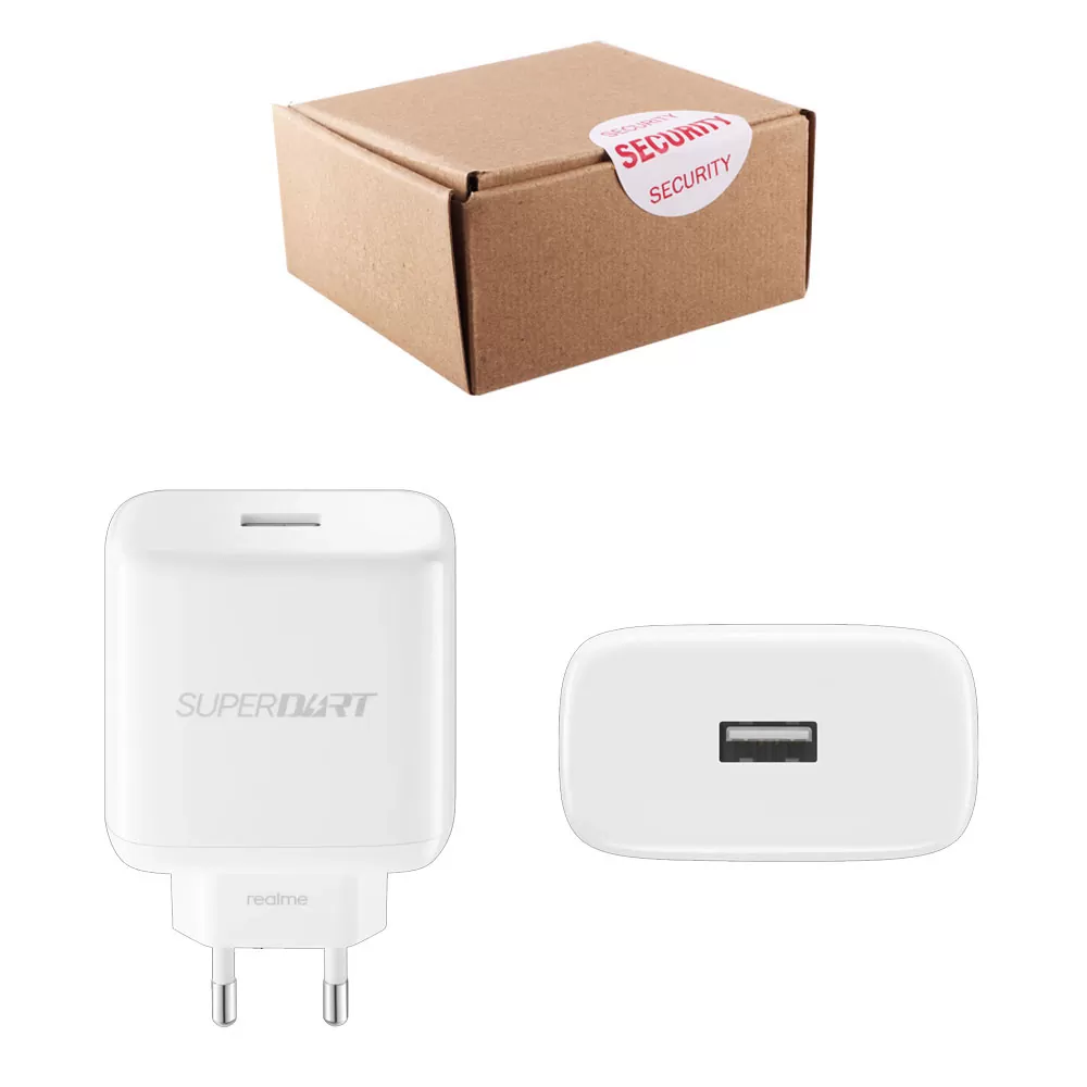 matshop.gr - TRAVEL REALME VCA7JAEH USB 3.0 USB A 10W 5V 2A/10V 6.5A 65W WHITE 5473803 ORIGINAL SERVICE PACK
