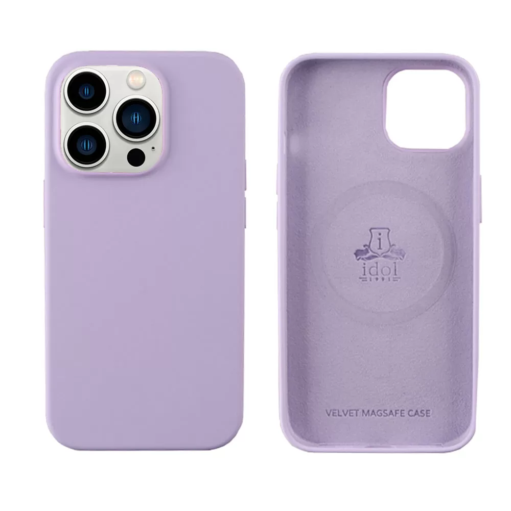 matshop.gr - IDOL 1991 ΘΗΚΗ IPHONE 14 PRO MAX 6.7" VELVET MAGSAFE TPU CAMERA GUARD LILAC