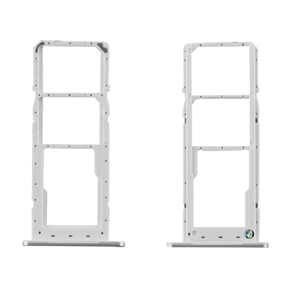matshop.gr - SAMSUNG A14 4G A145 DUAL SIM CARD + MEMORY HOLDER SILVER GH81-23522A ORIGINAL SERVICE PACK