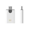 matshop.gr - SILICON POWER CARD READER COMBO USB 3.2 GEN.1 SPU3AT5REDEL300W WHITE