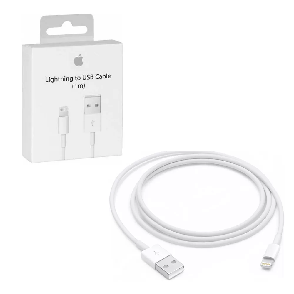 matshop.gr - APPLE USB 2.0 TO LIGHTNING MXLY2ZM/A A1480 18W 2A USB ΦΟΡΤΙΣΗΣ-DATA 1m WHITE PACKING OR