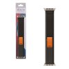 matshop.gr - VOLTE-TEL ΛΟΥΡΑΚΙ ΡΟΛΟΓΙΟΥ APPLE WATCH 42/44/45/49mm TRAIL LOOP BLACK-ORANGE VT102