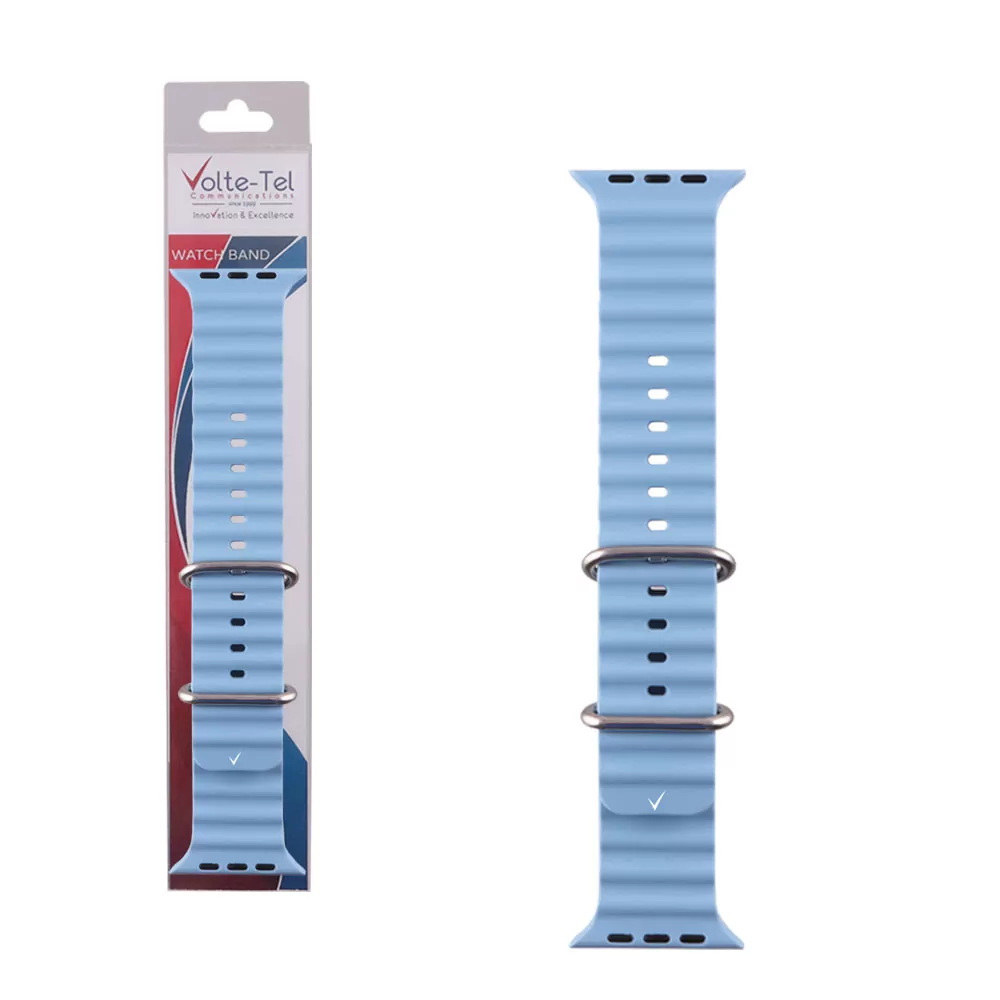 matshop.gr - VOLTE-TEL ΛΟΥΡΑΚΙ ΡΟΛΟΓΙΟΥ APPLE WATCH 42/44/45/49mm OCEAN BAND LOOP BLUE-STAR VT108