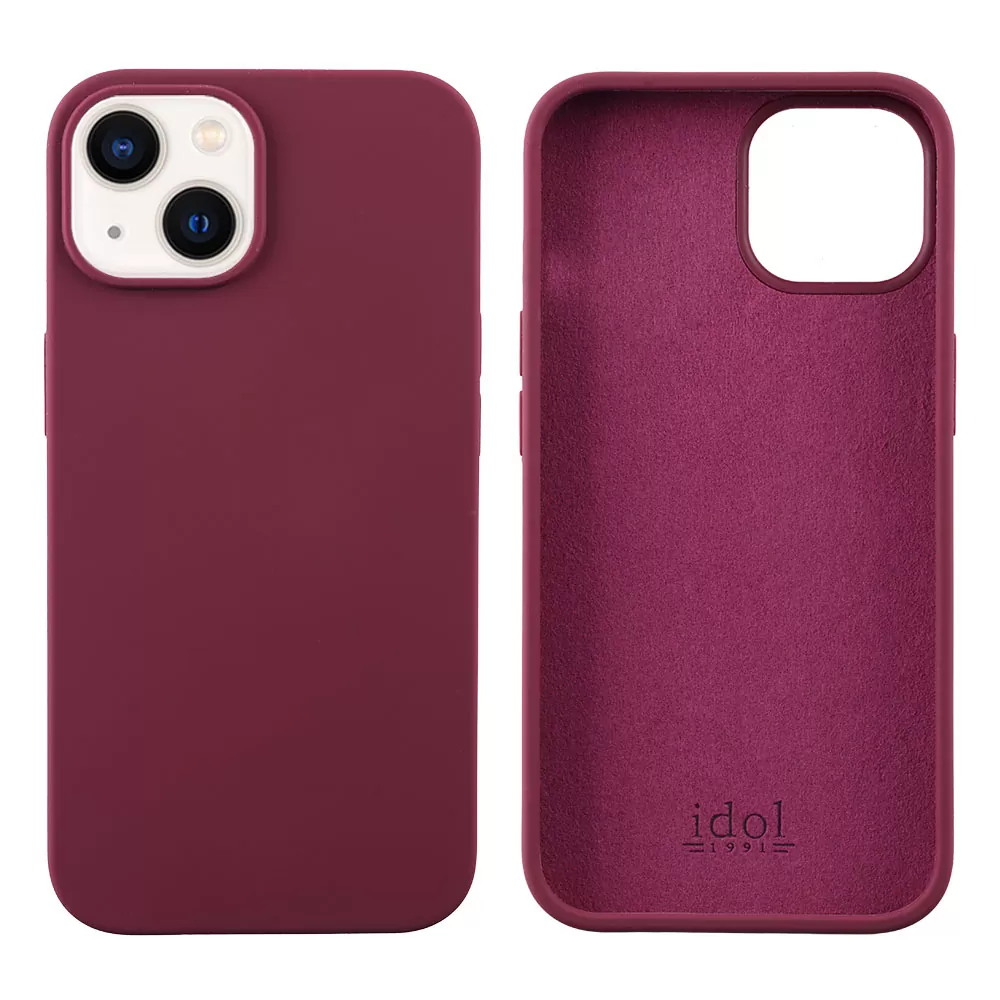 matshop.gr - IDOL 1991 ΘΗΚΗ IPHONE 15 6.1" VELVET ELITE TPU 4 SIDE CAMERA GUARD BURGUNDY