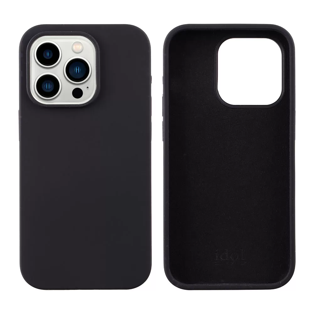 matshop.gr - IDOL 1991 ΘΗΚΗ IPHONE 15 PRO MAX 6.7" VELVET ELITE TPU 4 SIDE CAMERA GUARD BLACK