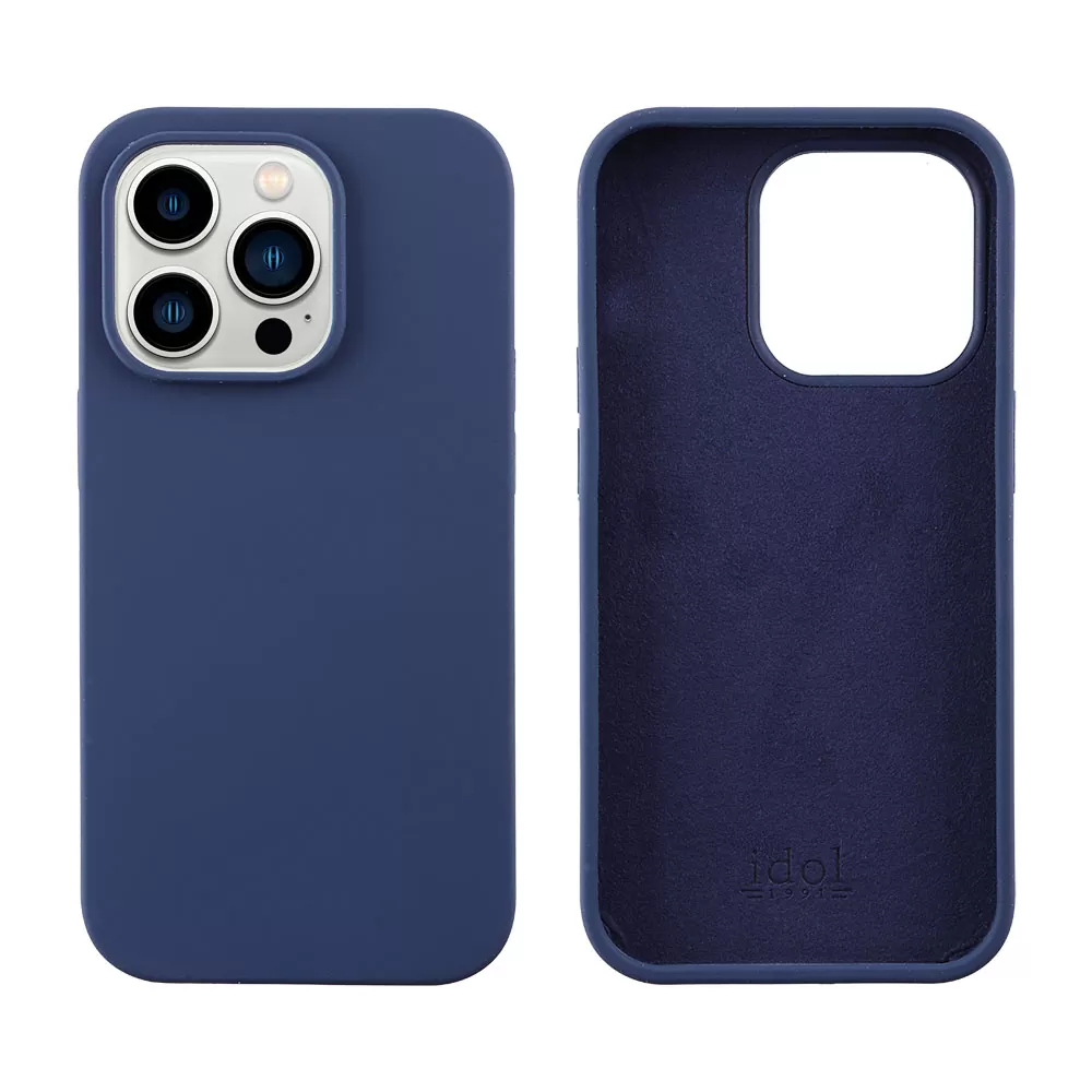 matshop.gr - IDOL 1991 ΘΗΚΗ IPHONE 15 PRO MAX 6.7" VELVET ELITE TPU 4 SIDE CAMERA GUARD WINTER BLUE