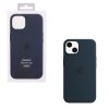 matshop.gr - ΘΗΚΗ IPHONE 13 MM293ZM/A A2706 SILICONE COVER WITH MAGSAFE ABYSS BLUE PACKING OR