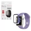 matshop.gr - VOLTE-TEL TEMPERED GLASS APPLE WATCH 40mm 1.57" 9H 0.30mm PC EDGE COVER WITH KEY 3D FULL GLUE FULL COVER PURPLE