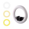 matshop.gr - VOLTE-TEL VT125 3 COLOR LED SELFIE RING LIGHT 5" 17cm 2900-6500K 5V/11W