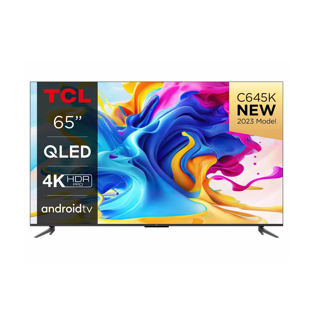 matshop.gr - TCL QLED TV 65" 65C645 SMART ANDROID 4K GOOGLE TV AND GAME MASTER (2023) BLACK (ΕΛΛΗΝΙΚΟ ΜΕΝΟΥ) GR