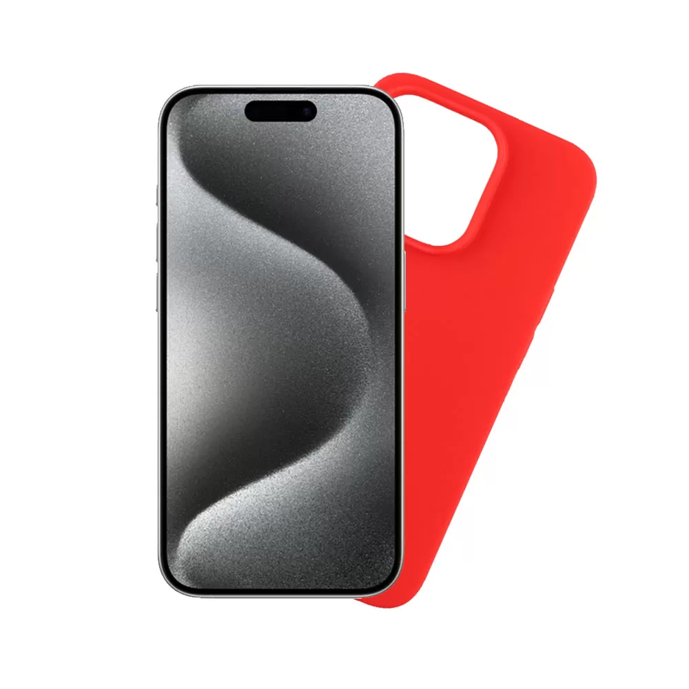 matshop.gr - VOLTE-TEL ΘΗΚΗ IPHONE 15 PRO MAX 6.7" SILICON TPU CAMERA GUARD RED