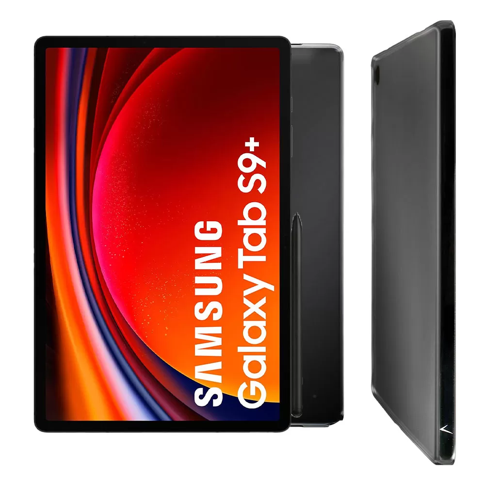 matshop.gr - VOLTE-TEL ΘΗΚΗ SAMSUNG TAB S9+ X810/TAB S9+ 5G X816 12.4" SILICON DELUXE TPU CAMERA GUARD BLACK